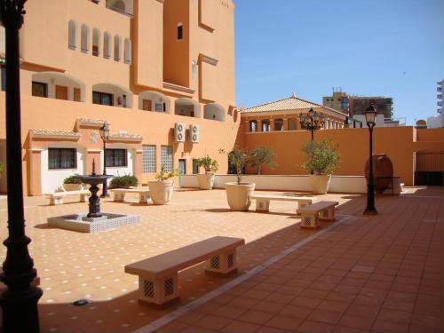 Patio del residencial Fénix Premium